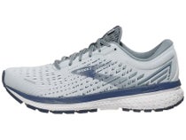 Brooks Ghost 13 Men's Shoes White/Grey/Deep Cobalt