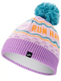 Brooks Run Happy Heritage Pom Beanie