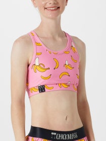 ChicknLegs Pink Bananas Sports Pocket Bra