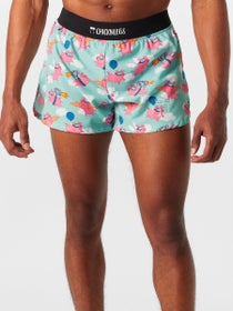 ChicknLegs Men's Flying Pigs 4" Half Split Shorts