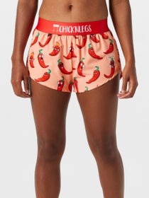 ChicknLegs Women's Chili Peppers 1.5" Split Shorts