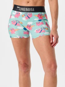 ChicknLegs Women's Flying Pigs 3" Compression Shorts