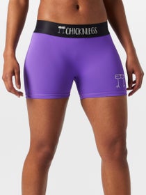 ChicknLegs Women's Purple 3" Compression Shorts