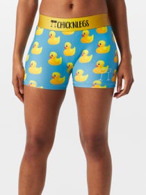ChicknLegs Women's Rubber Ducky 3" Compression Shorts