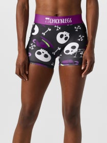 ChicknLegs Women's Skulls 3" Compression Shorts