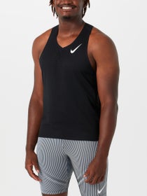 Nike Mens Aeroswift Run Singlet (Polar/White stripes) – The Happy