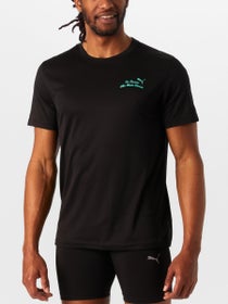 PUMA Men's Graphics Running Slogan Short Sleeve