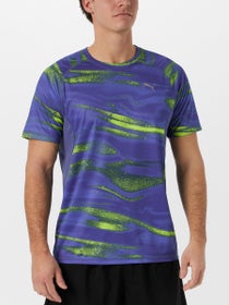 PUMA Men's Run Velocity Print Poly Short Sleeve