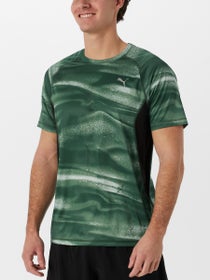 PUMA Men's Run Velocity Print Poly Short Sleeve