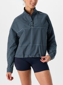 rabbit Women's High Country Pullover Long Sleeve Stripe