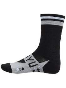 SHYU Racing Half Crew Socks Black/Grey/White