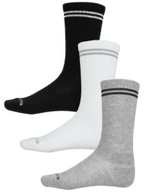 Saucony Inferno Cushion Crew Socks 3-Pack Assorted