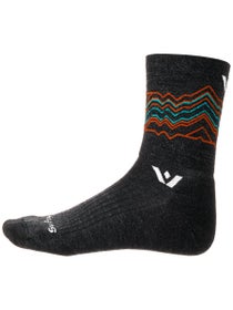 Swiftwick Pursuit Four Quarter Crew Socks Mountains