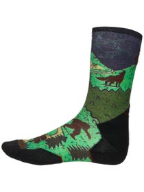 Smartwool Trail Run Neature Print Crew Socks