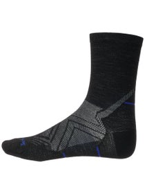 Smartwool Run Zero Cushion Mid Crew Socks Black