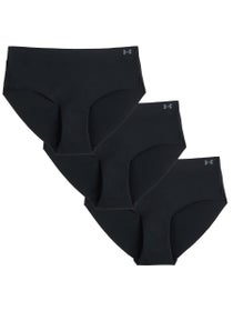 Under Armour Women's Pure Stretch No Show Hipster - 3PK