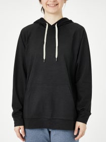 Vuori Women's Halo Oversized Hoodie Black Heather