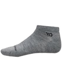 Wide Open Men's Solid Cushioned No Show Socks