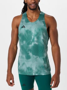 adidas Men's adizero Swirl Print Singlet