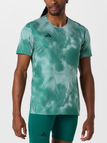 adidas Men's adizero Swirl Print Short Sleeve