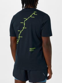 adidas Men's Boston Marathon 2026 Map Gpx Short Sleeve
