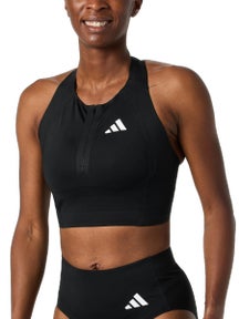 adidas Women's adizero Zip Crop Top