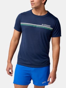 Brooks Men's Brooks Stripes Distance Short Sleeve 3.0
