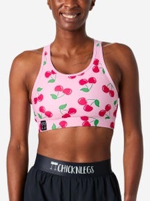 ChicknLegs Cherries Sports Pocket Bra