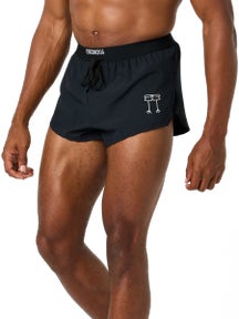 ChicknLegs Men's Black 2" DS Split Short