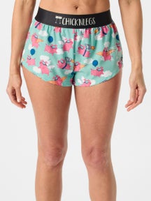 ChicknLegs Women's Flying Pigs 1.5" Split Shorts
