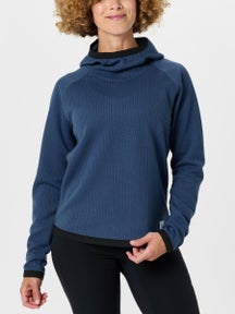 Craft Women's Grid Hood Long Sleeve Top