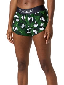 ChicknLegs Women's Pandas 1.5" Split Shorts