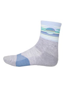 Feetures Trail Max Cushion Mini Crew Socks Cloud Veil