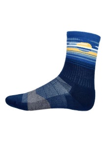 Feetures Trail Max Cushion Mini Crew Socks Cloud Veil