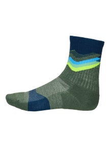 Feetures Trail Max Cushion Mini Crew Socks Tectonic