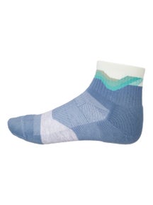 Feetures Trail Max Cushion Quarter Socks Tectonic