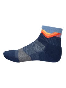 Feetures Trail Max Cushion Quarter Socks Tectonic