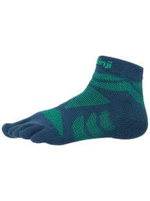 Injinji Women's Ultra Run Mini-Crew Toesocks Poseidon
