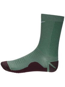 Nike Trail Running Crew Socks Clay Green/Burgundy