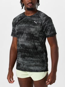 PUMA Men's Run Velocity AOP Short Sleeve Tee
