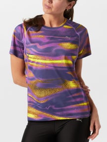 PUMA Women's Run Velocity Print Short Sleeve