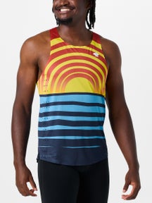 rabbit Men's Go Time Singlet Sunrise
