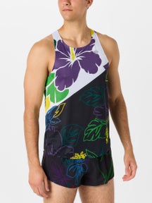 rabbit Men's Go Time Singlet Tropical Neon