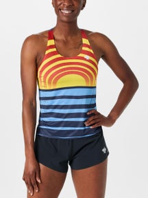 rabbit Women's Go Time Singlet Sunrise