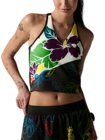 rabbit Women's Go Time Tropical Neon Crop Top