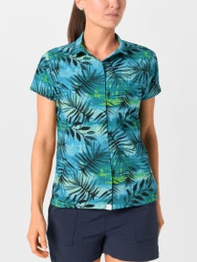 rabbit Women's Low Tide Top Algiers Blue Tropics
