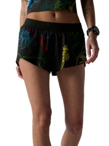 rabbit Women's Sunset Splitz 2.5" Short Tropical Neon