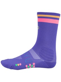 SHYU Racing Crew Socks Blue/Blush/Apricot