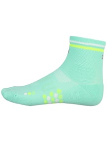 SHYU Racing Quarter Crew Socks Electric/Volt/White