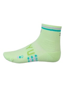 SHYU Racing Quarter Crew Socks Pear/Mermaid/Lilac